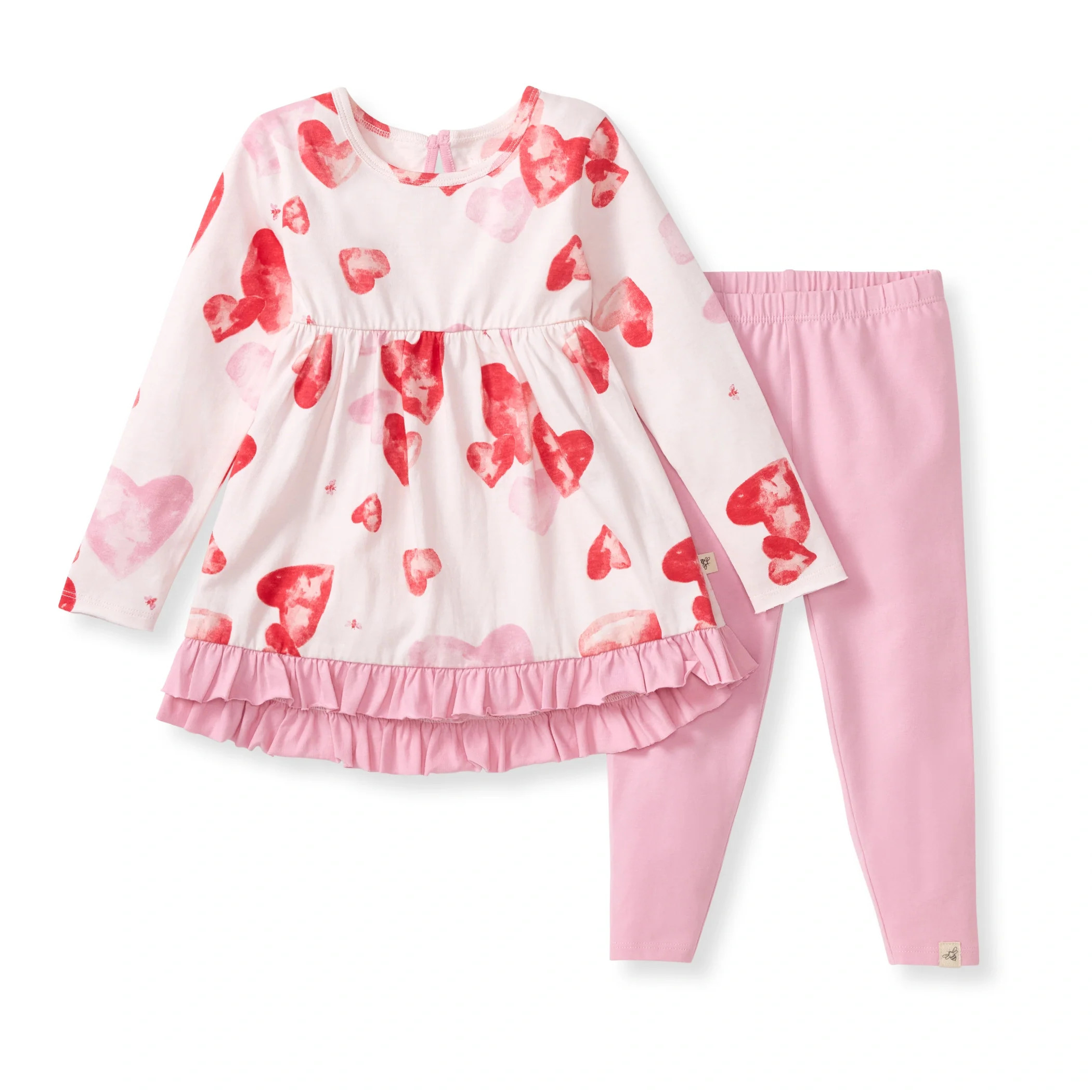 I Heart You Tunic & Pants Set | Burts Bees Baby