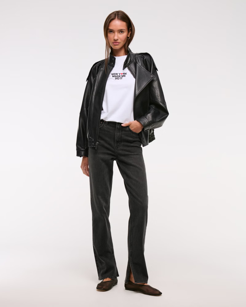 Ultra High Rise 90s Straight Jean | Abercrombie & Fitch (US)