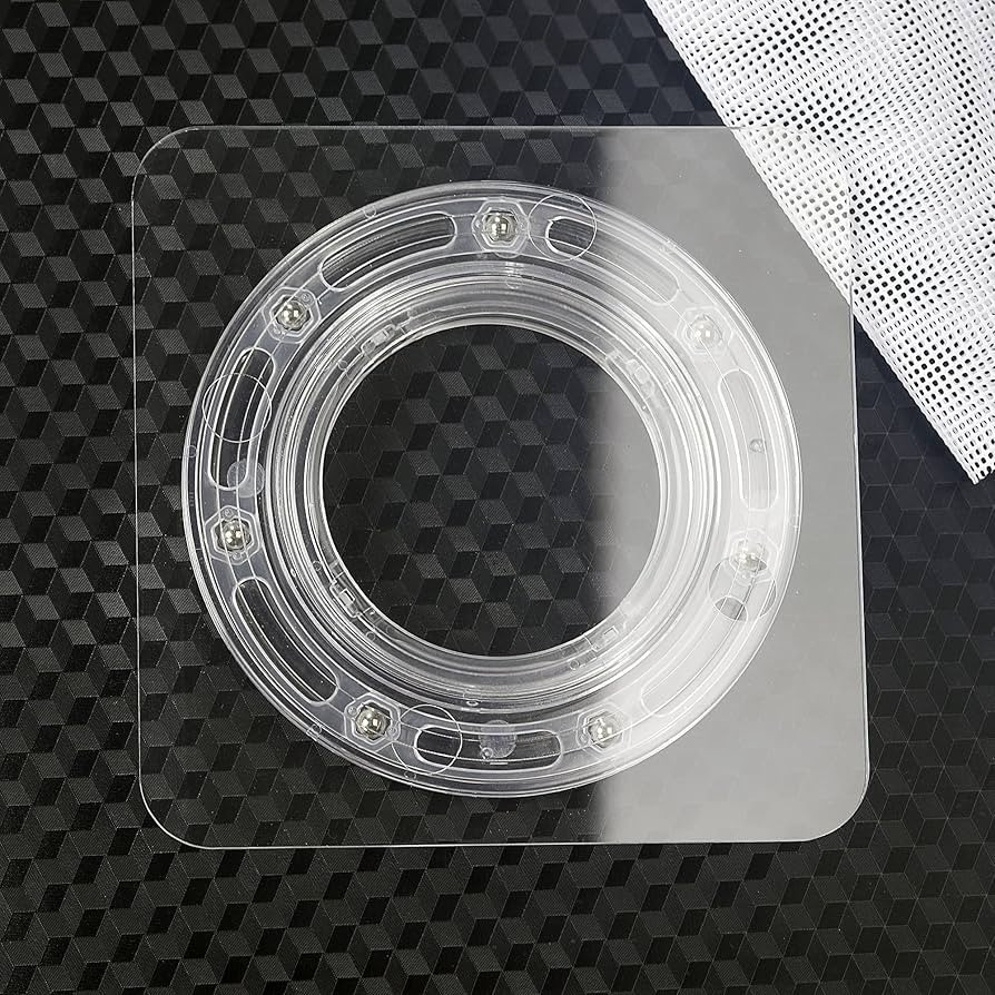 Cookie Turntable, 7" Clear Decorating Turntable With Acrylic Bearing Base and Non-Slip Mat, Helps... | Amazon (US)