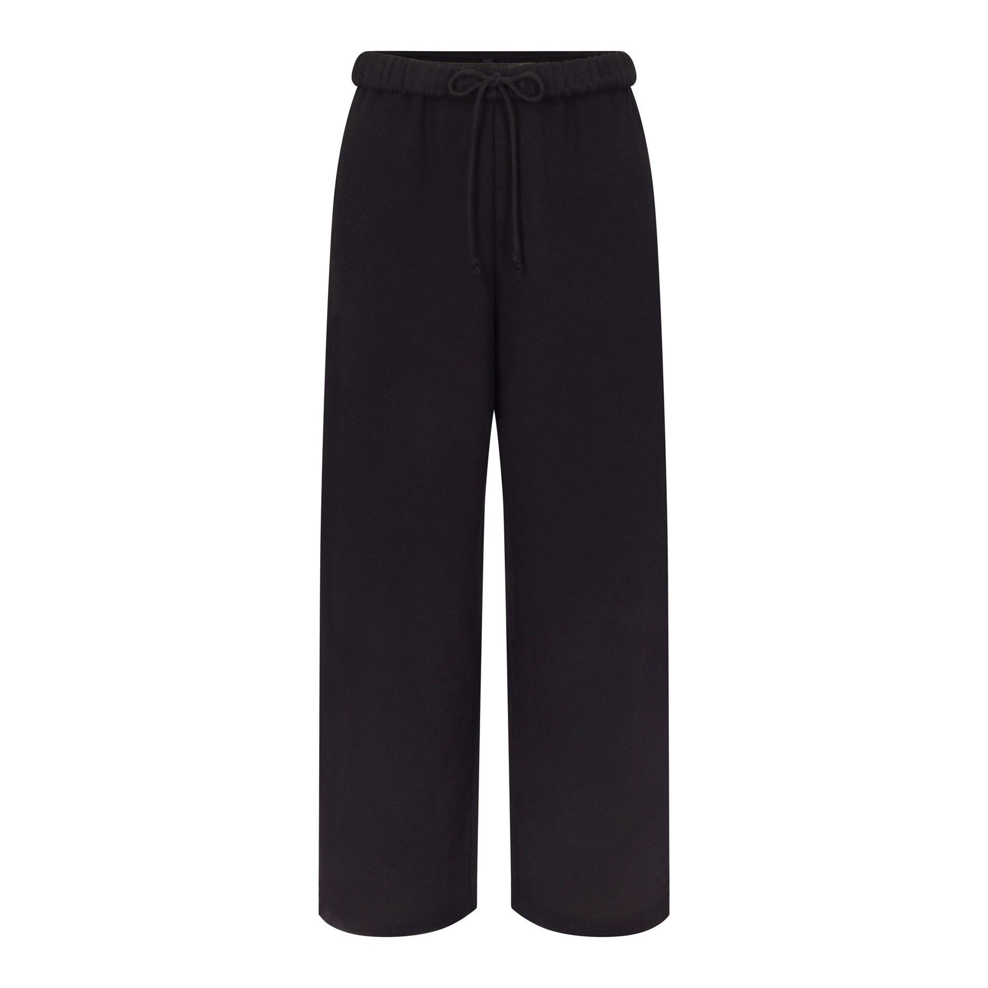 SKIMS COTTON FLEECE Classic Straight Leg Track Pants Onyx - Black | Brown Thomas (IE)
