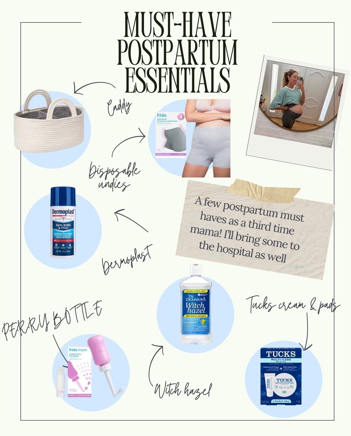 Postpartum care must haves