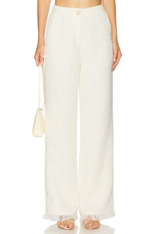 SNDYS Piper Suit Pant in White from Revolve.com | Revolve Clothing (Global)