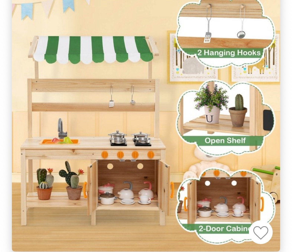 Outdoor mud kitchen for toddlers 
Birthday Gift idea 

#LTKFamily #LTKGiftGuide #LTKKids