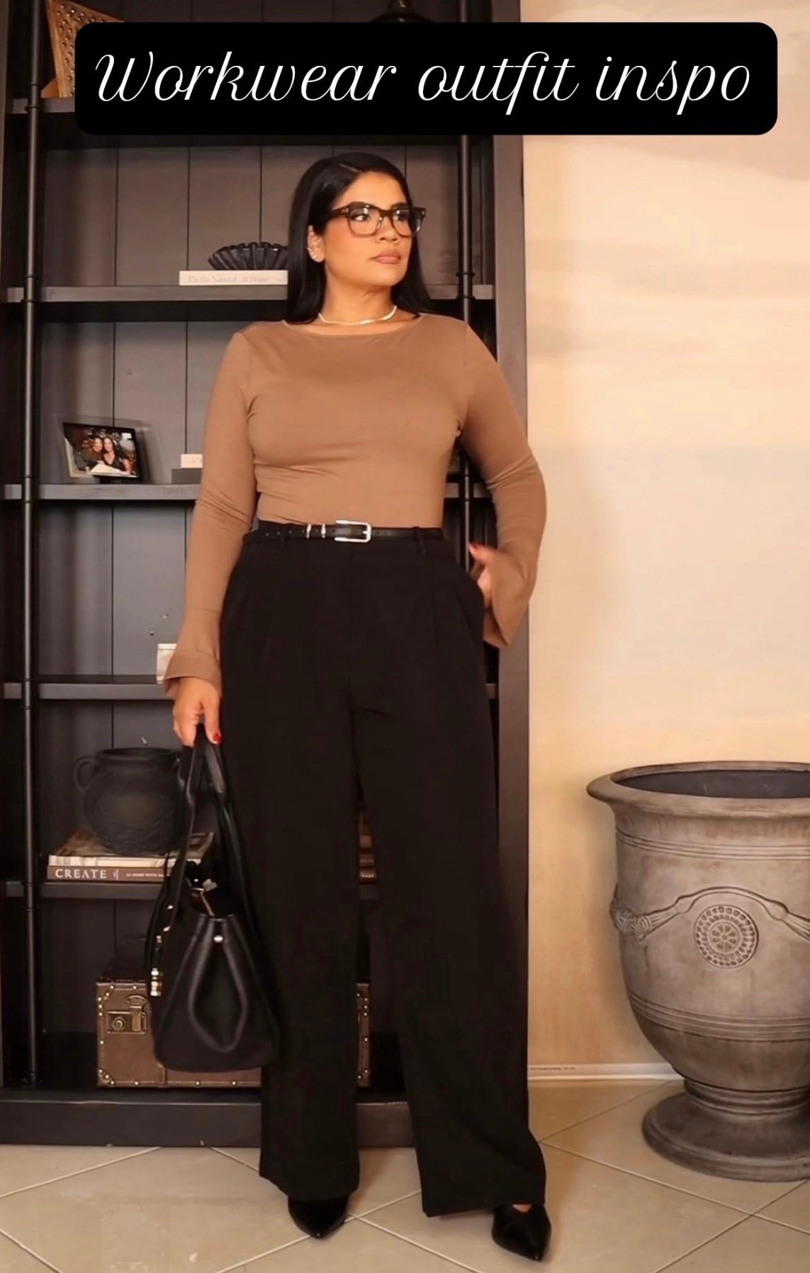 Work mode… but make it chic! This simple outfit includes basics you can mix up with other looks. Amazon has all you need to elevate your workday attire with affordable prices! 
Long bell sleeve top-xl
High waisted wide leg pants-large 
Pointed toe high heel miles-11
MK Large tote
Thin waist belt- black w/gold buckle 

#LTKPlusSize #LTKMidsize #LTKWorkwear

#LTKMidsize #LTKootd #LTKWorkwear