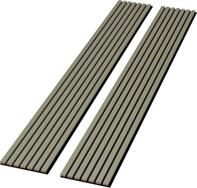 2-Pack 94” x 12.6” Acoustic Wood Wall Panels – 3D Slat Soundproofing for Walls & Ceilings ... | Amazon (US)