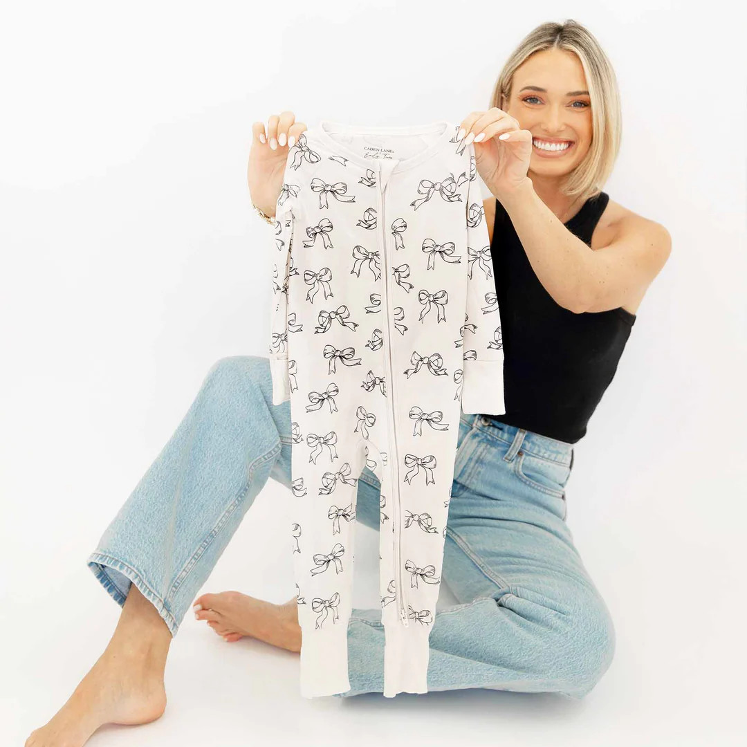 Coquette Cutie Convertible Zip Romper | CL x Emily Travis | Caden Lane