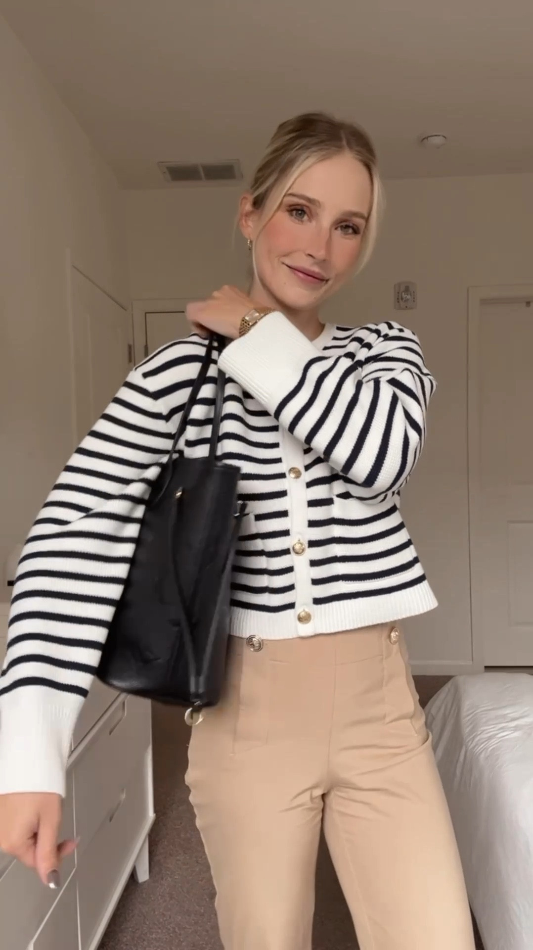Business casual, lady jacket, striped sweater, office outfit, workwear, corporate 

#LTKWorkwear