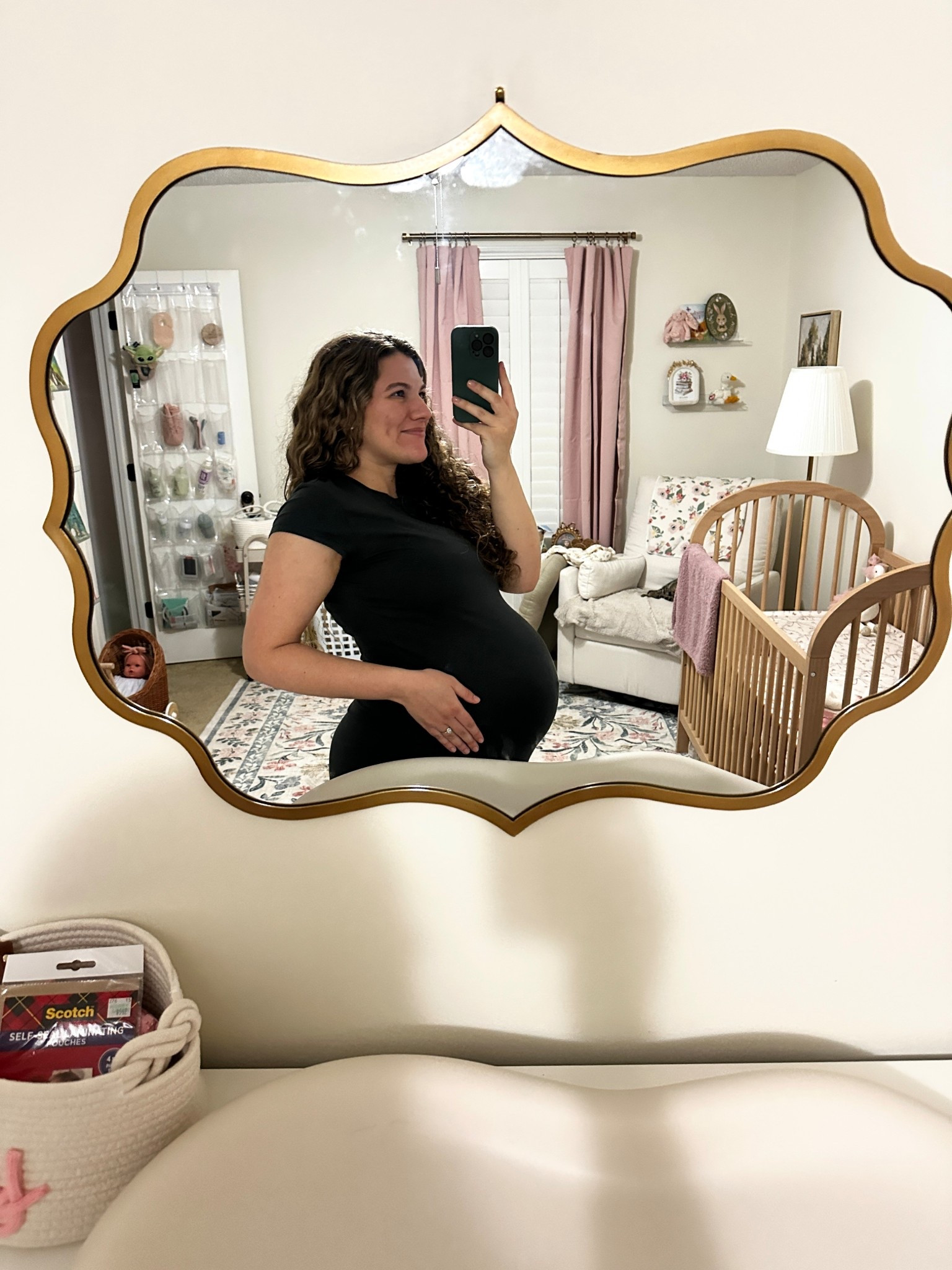 Baby girl nursery  selfie 💘

#LTKBaby #LTKHome #LTKBump