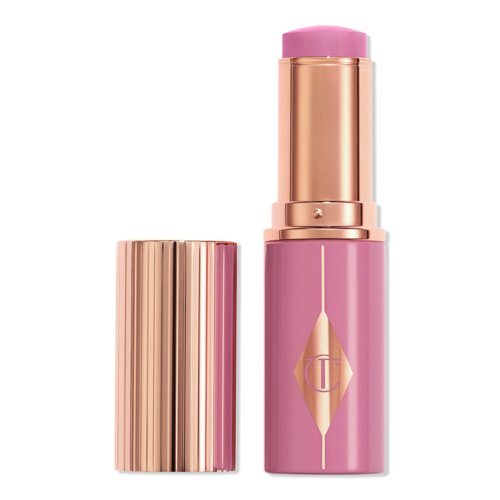 Charlotte Tilbury Unreal Lip + Cheek Glow Blush Stick - Pretty Glow | Ulta
