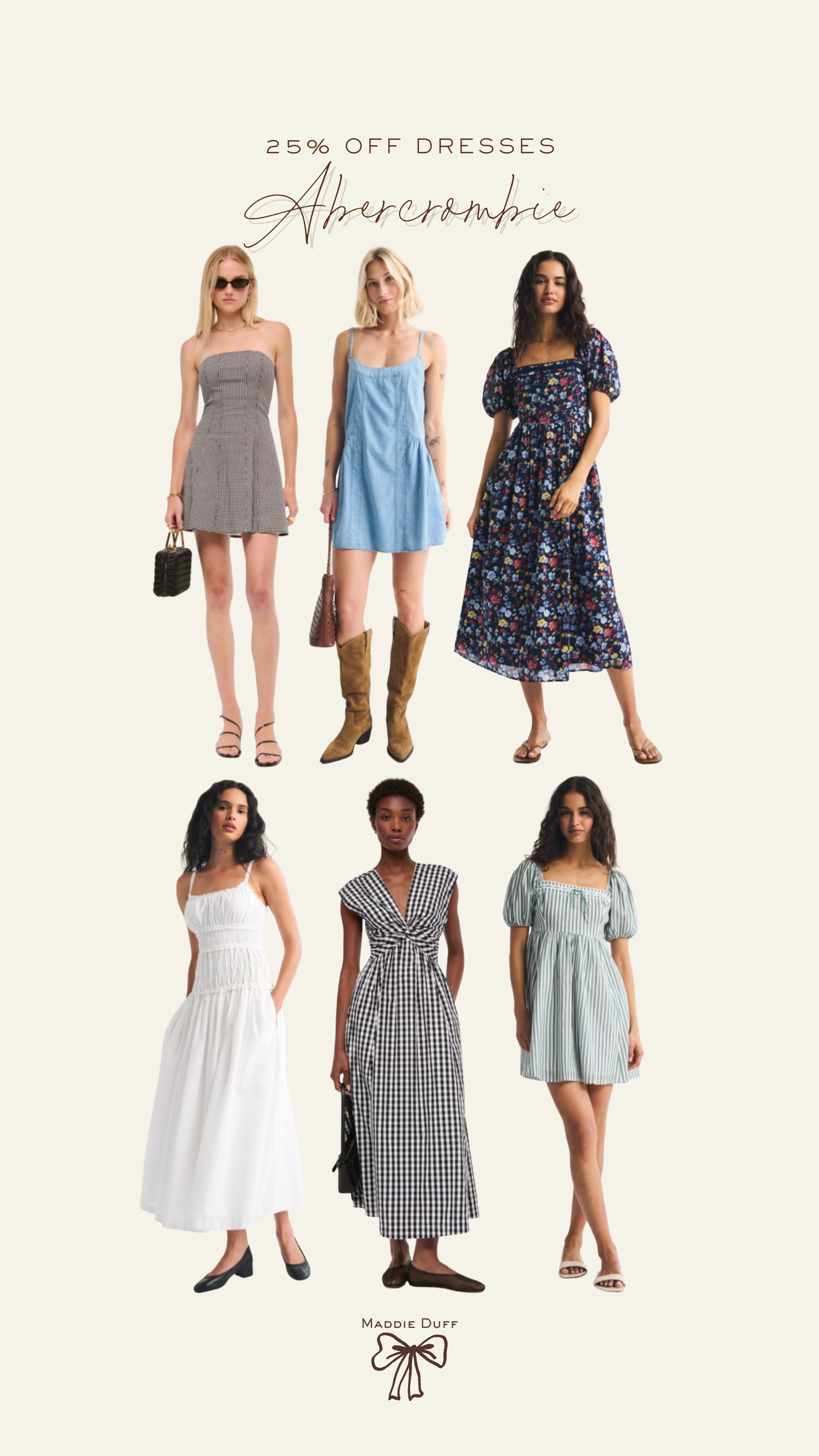 Save 25% on Abercrombie dresses!

spring dresses, spring sale, spring outfits  

 #LTKSpringSale