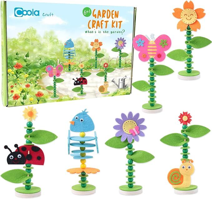 Coola Spring Craft Kit for Kids - Art and Craft DIY Early Educational Toys Suitable for Girls & B... | Amazon (US)