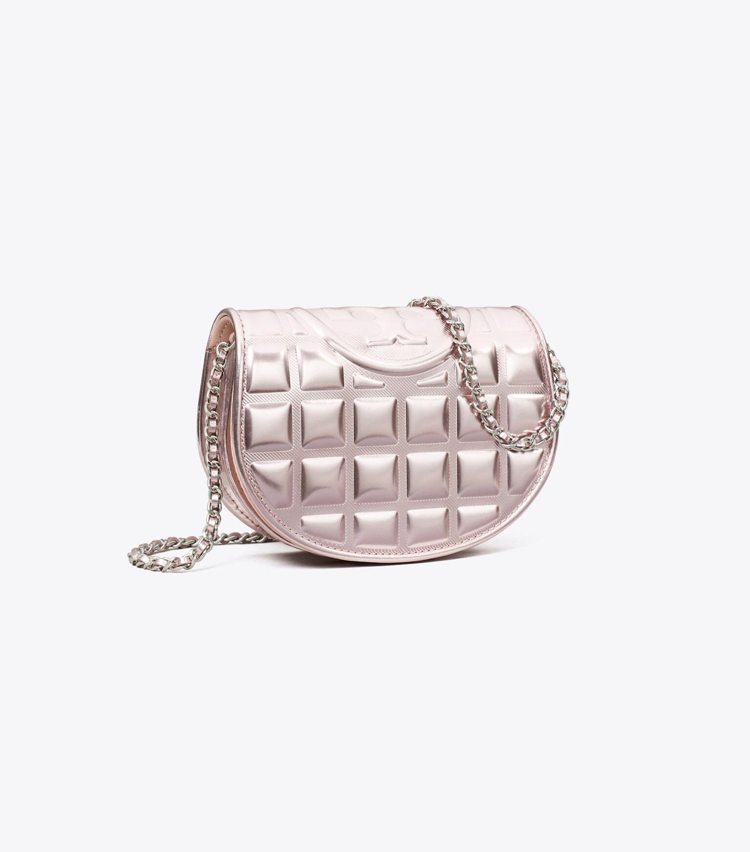 Mini Fleming Metallic Square Quilt Crossbody: Women's Designer Mini Bags | Tory Burch | Tory Burch (US)