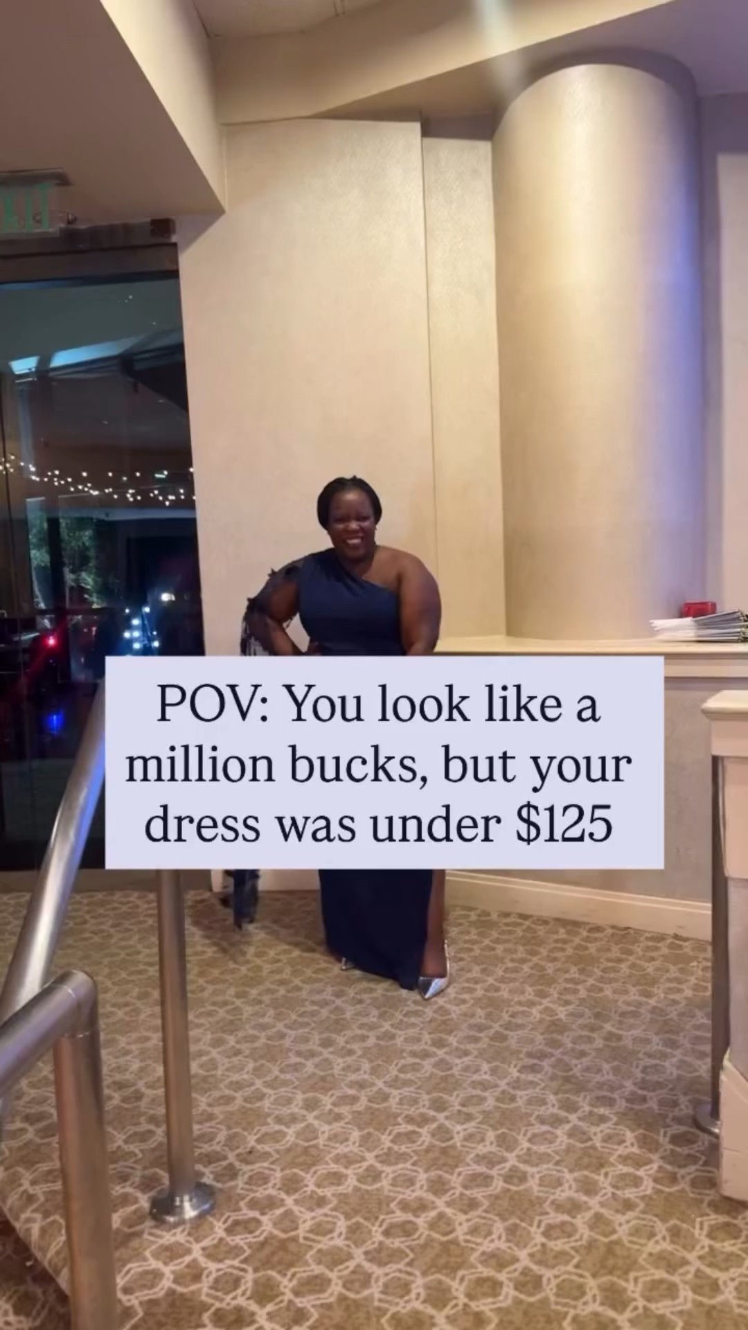 Happy Friday! 

Luxury is a feeling, not a price tag. ✨  When that Black Tie invitation hits your inbox, the panic shouldn’t be about your bank account.  As a stylist for professionals, I teach my clients how to prioritize fit and fabric over labels. Would you believe this dress from @macys was a $124 find?  I paired it with shoes, earrings, and a purse that I already had and the look was 🤌🏾

Hit follow to see more affordable fashion finds.

#blacktieparty#sizeinclusivefashion#petitefashion#midsizeoutfit#formaldressing

#LTKMidsize #LTKWedding #LTKPetite