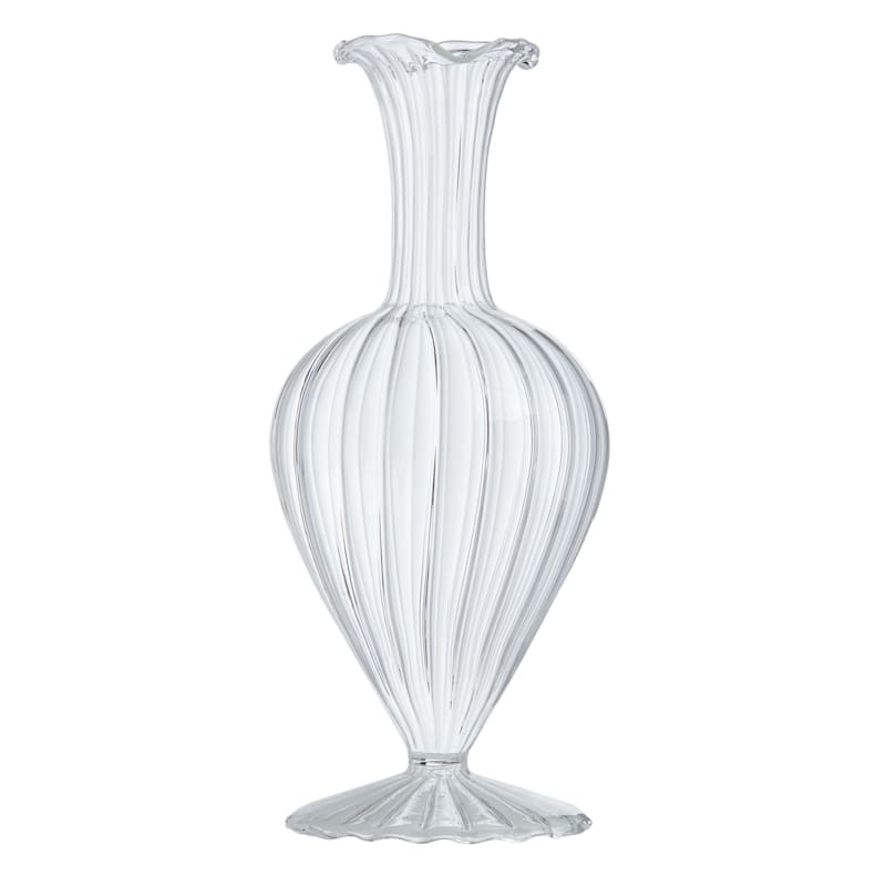 Clear Glass Urn Vase, 7" | At Home