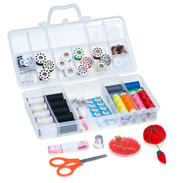 106-Piece Sewing Thread Kit High Strength Polyester- Multi-color - Walmart.com | Walmart (US)