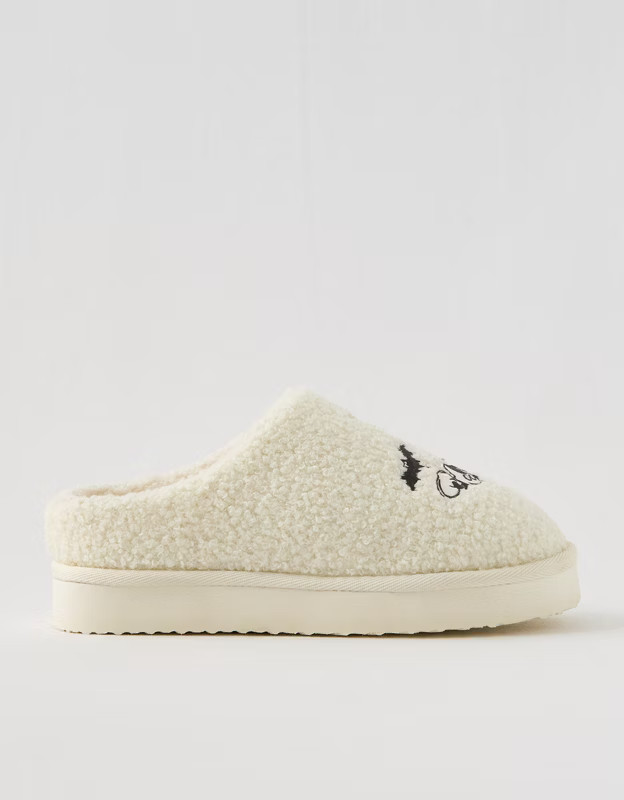 Aerie Sherpa Scuff Slippers | Aerie