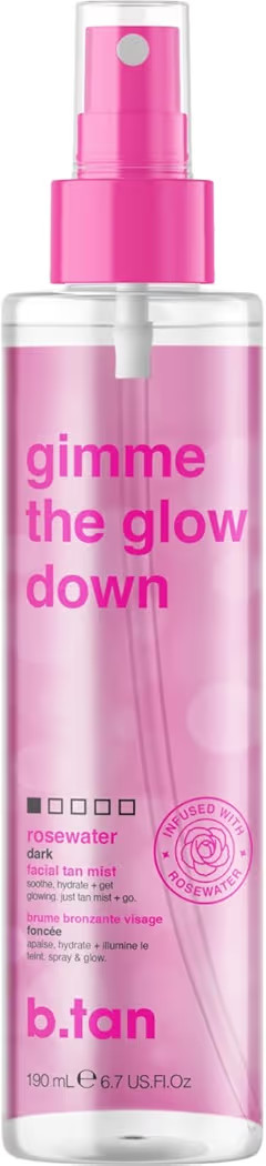 B.Tan Gimme the Glow Down Gradual Glow Tan mist for face and body | Amazon (CA)