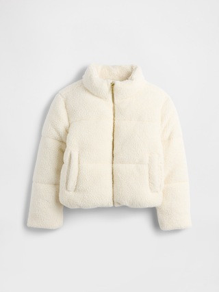 Kids Sherpa Puffer Jacket | Gap (US)