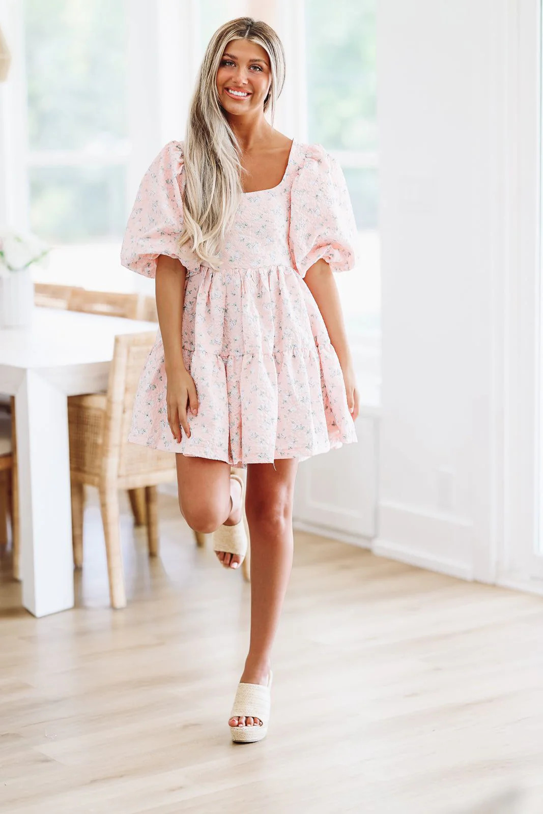Swept Off My Feet Dress - Pink | Hazel and Olive
