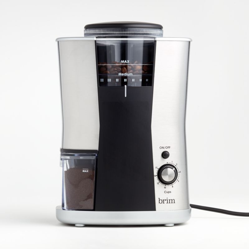 Brim Conical Burr Grinder + Reviews | Crate and Barrel | Crate & Barrel