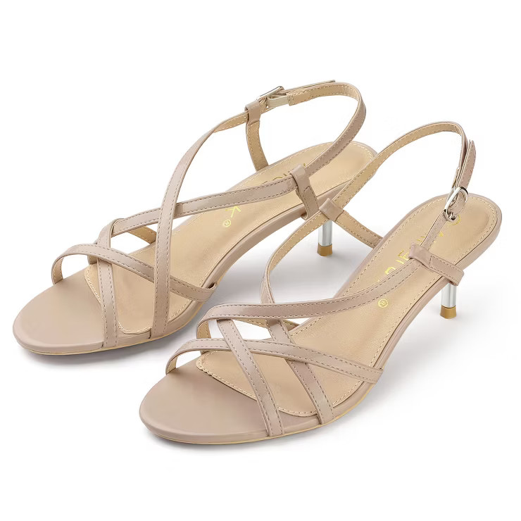 Allegra K Women's Slingback Strappy Stiletto Heels Sandals | Target