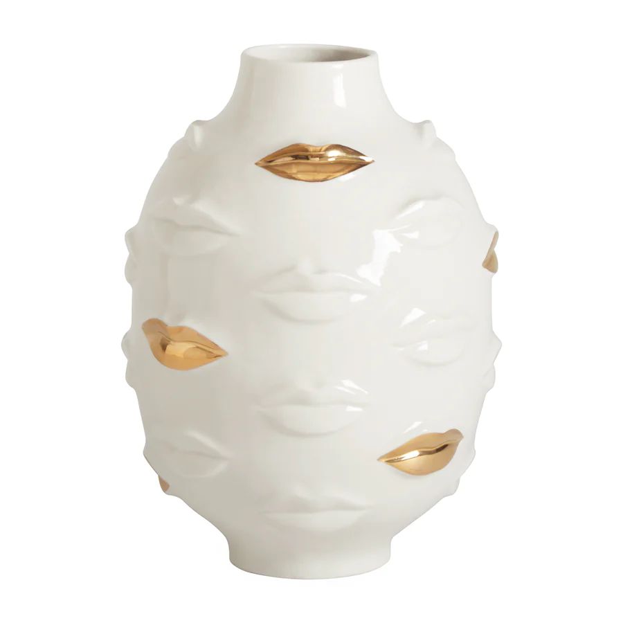 Gilded Gala Round Vase | Jonathan Adler US