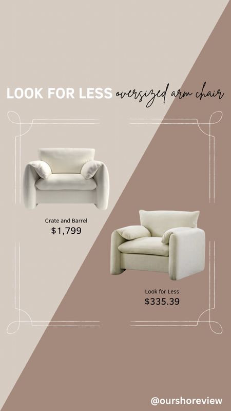 What a find on this oversized arm chair! Crate and Barrel Costes arm chair look for less, Crate and Barrel dupe, save or splurge arm chair

#LTKsalealert #LTKstyletip #LTKhome
