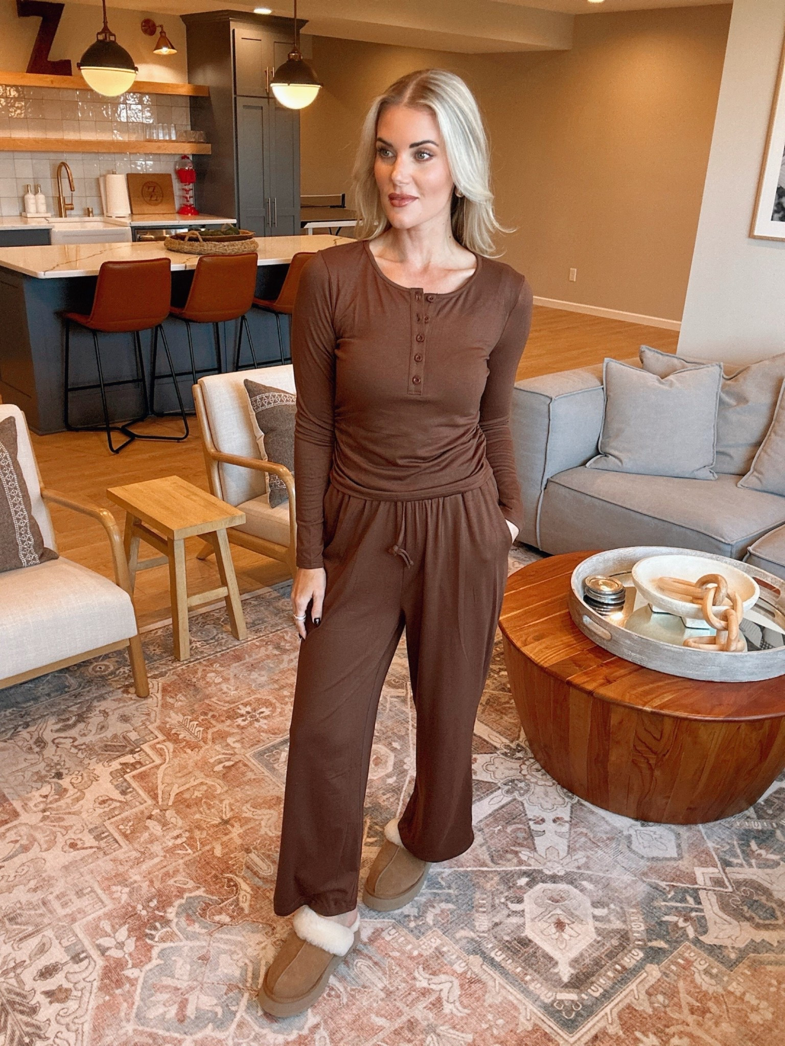 Thanksgiving outfit idea, loungewear set, athleisure, pajamas - wearing a small in this matching chocolate brown set. #amazonfashion

Code: ZOHU38KY for 30% off the matching loungewear set until 11–4

#LTKFindsUnder100 #LTKSeasonal #LTKFindsUnder50
