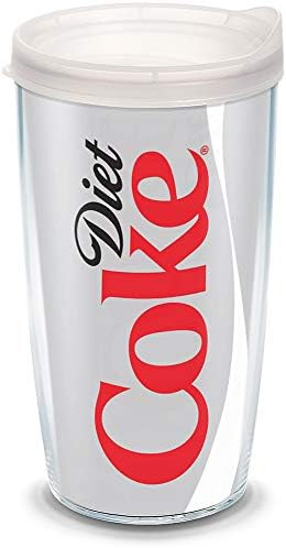 Tervis Plastic, Coca-Cola - Diet Coke Tumbler with Wrap and Frosted Lid 16oz, Clear | Amazon (US)