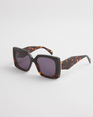 Tortoiseshell Rectangle Sunglasses | Chico's | Chico's