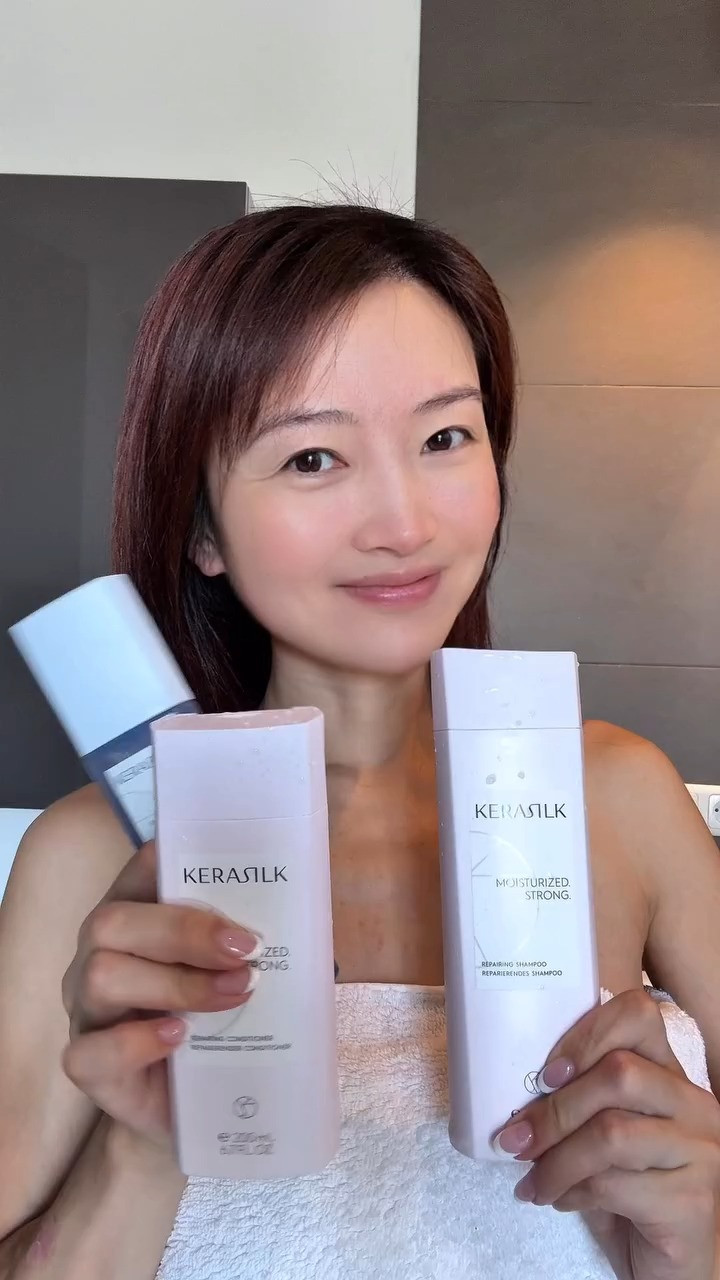 Tired, disheveled, annoyed – Kerasilk saves the morning 💇‍♀️☕️ 

 #LTKasia #LTKbeauty