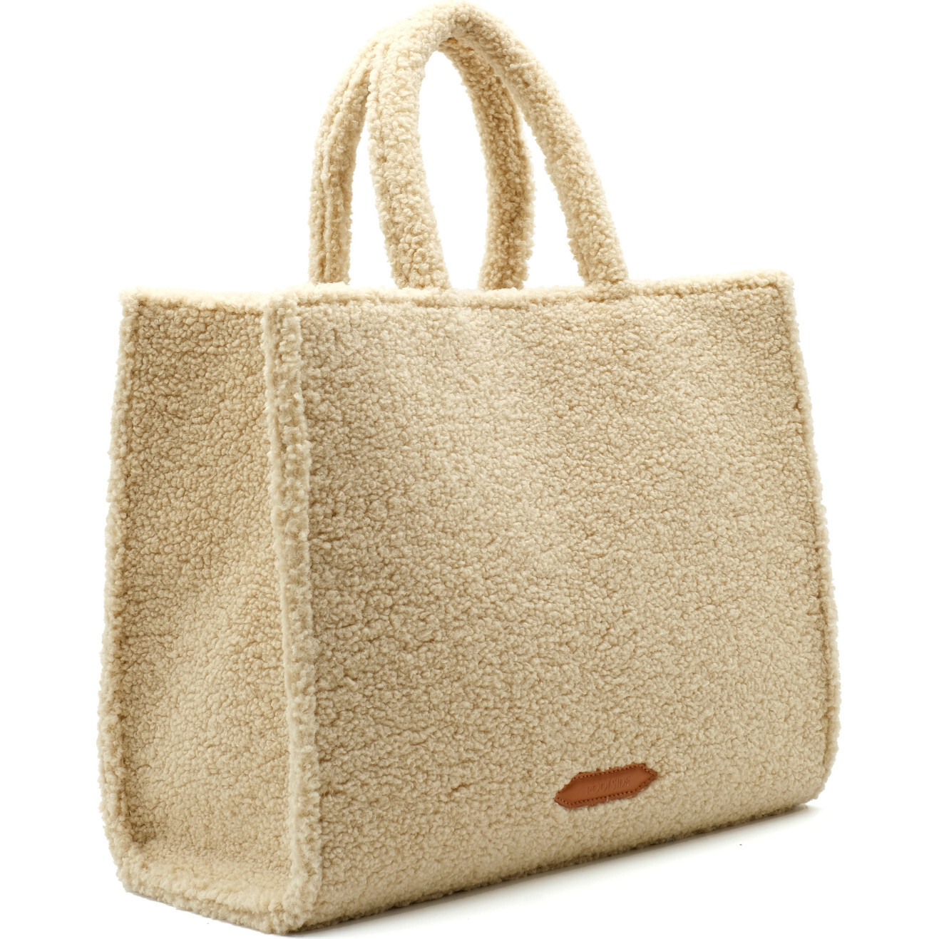 Monogrammable Teddy Tote, Neutral | Maisonette