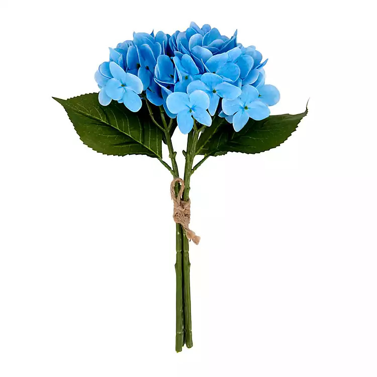 Realistic Blue Hydrangea Bundle, 14 in. | Kirklands