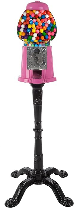 Great Northern Popcorn Gumball Machine with Stand and Coin Bank, Pink, 15" | Amazon (US)
