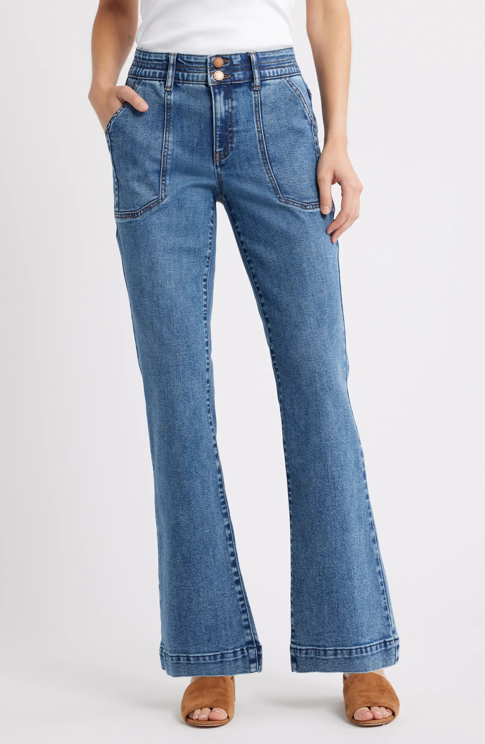 Madison 'Ab'Solution High Waist Bootcut Jeans | Nordstrom