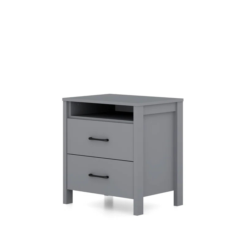 Chivonne 22.7" 2  Drawer Nightstand | Wayfair North America