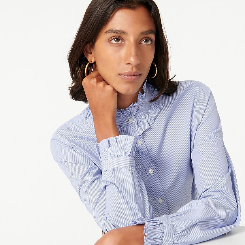 Ruffleneck classic-fit boy shirt | J. Crew US