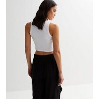 White Ribbed Crop Vest New Look | New Look (UK)