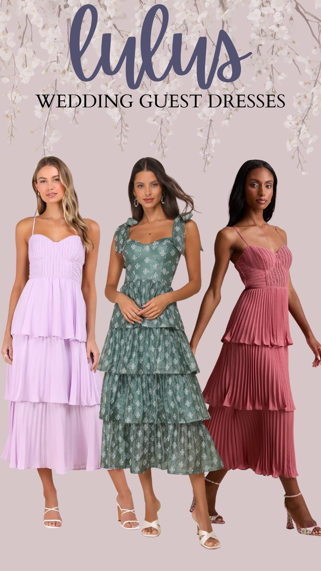 Midi wedding guest dresses from lulus! 

#LTKWedding #LTKFindsUnder100 #LTKSeasonal