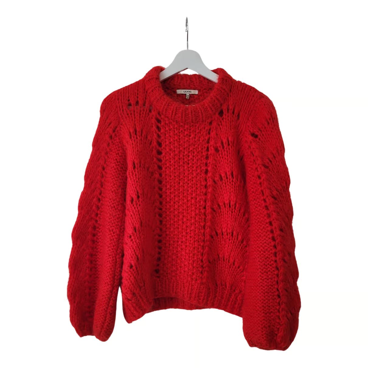 Julliard wool jumper Ganni Red size S International in Wool - 33543009 | Vestiaire Collective (Global)