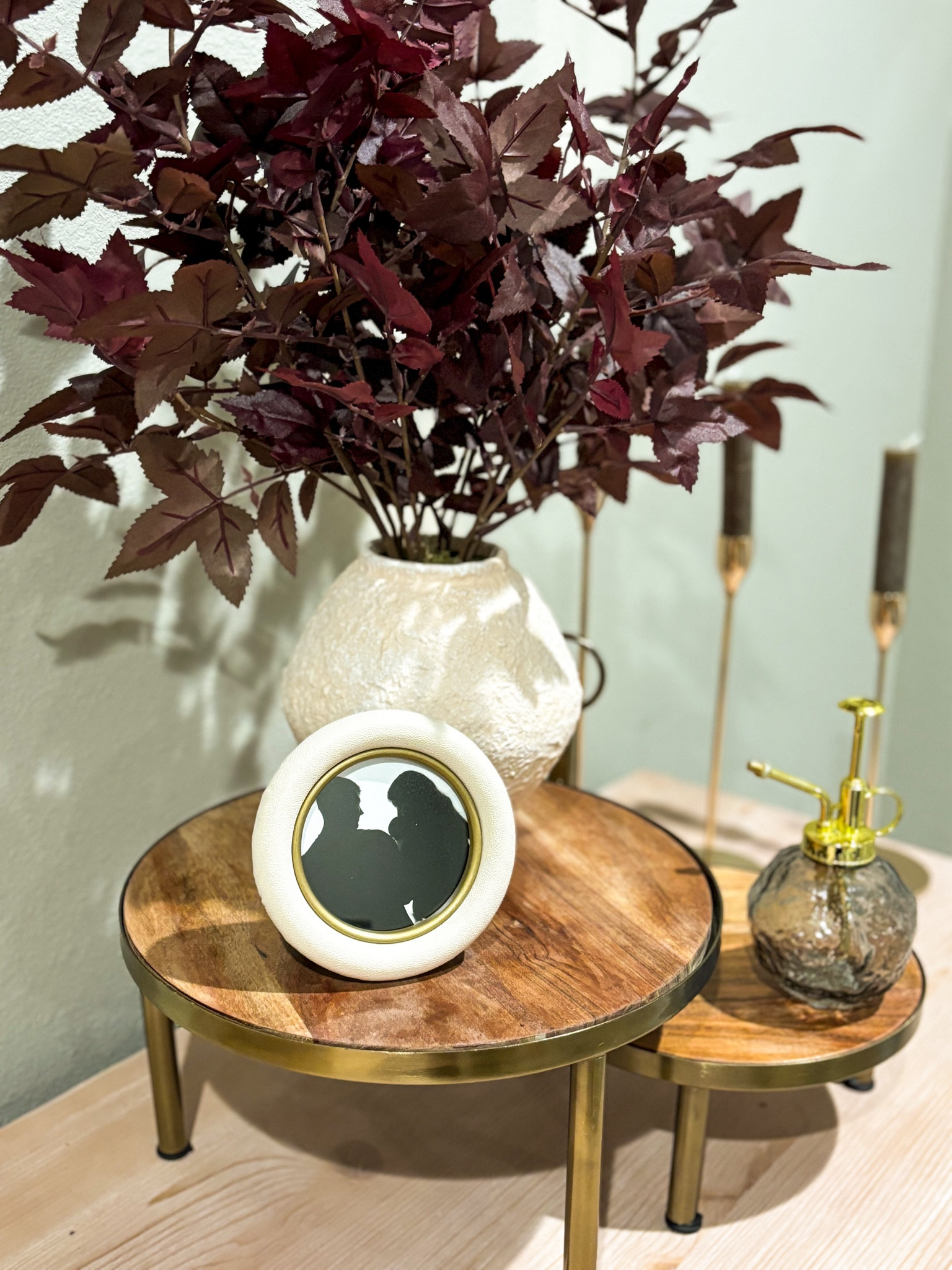 The only fall spot in the house so far, but we like it. And we’re loving Target for all your faux fall stems. Picture frame is sold out, but linked similar  

#LTKSeasonal #LTKFindsUnder100 #LTKHome