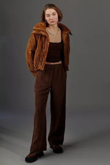 BDG Isla Funnel Neck Corduroy Jacket | Urban Outfitters (US and RoW)
