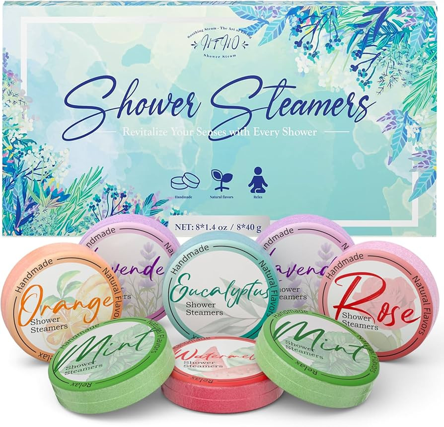 Shower Steamers Aromatherapy 8 PACK - Gifts for Women, Shower Bombs with Essential Oils, Self Car... | Amazon (US)