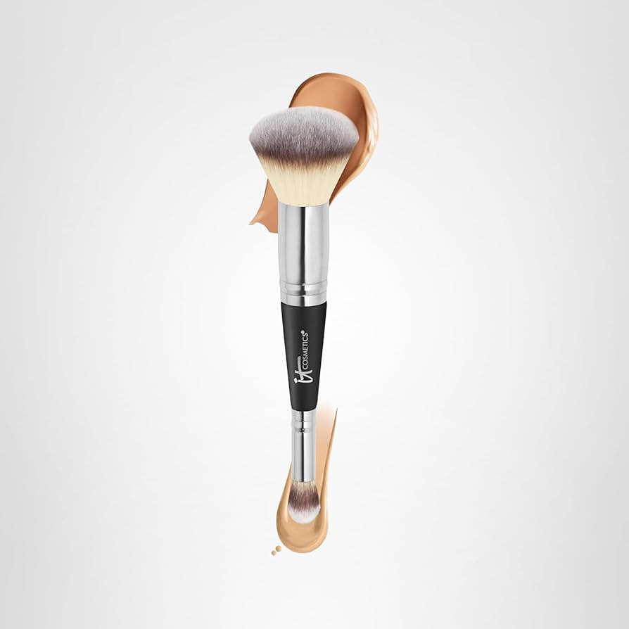 IT Cosmetics Heavenly Luxe Complexion Perfection Brush #7 - Dual-Ended Premium Makeup Brush for F... | Amazon (US)