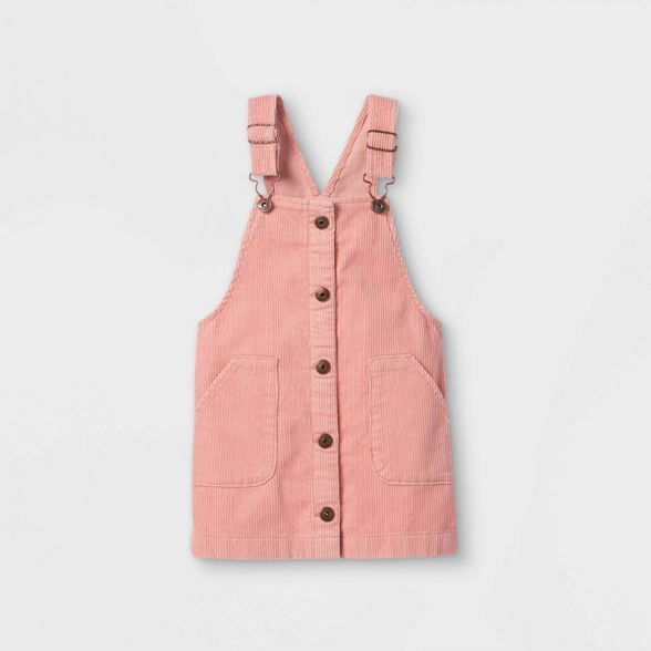 OshKosh B'gosh Toddler Girls' Button-Front Corduroy Dress - Pink | Target
