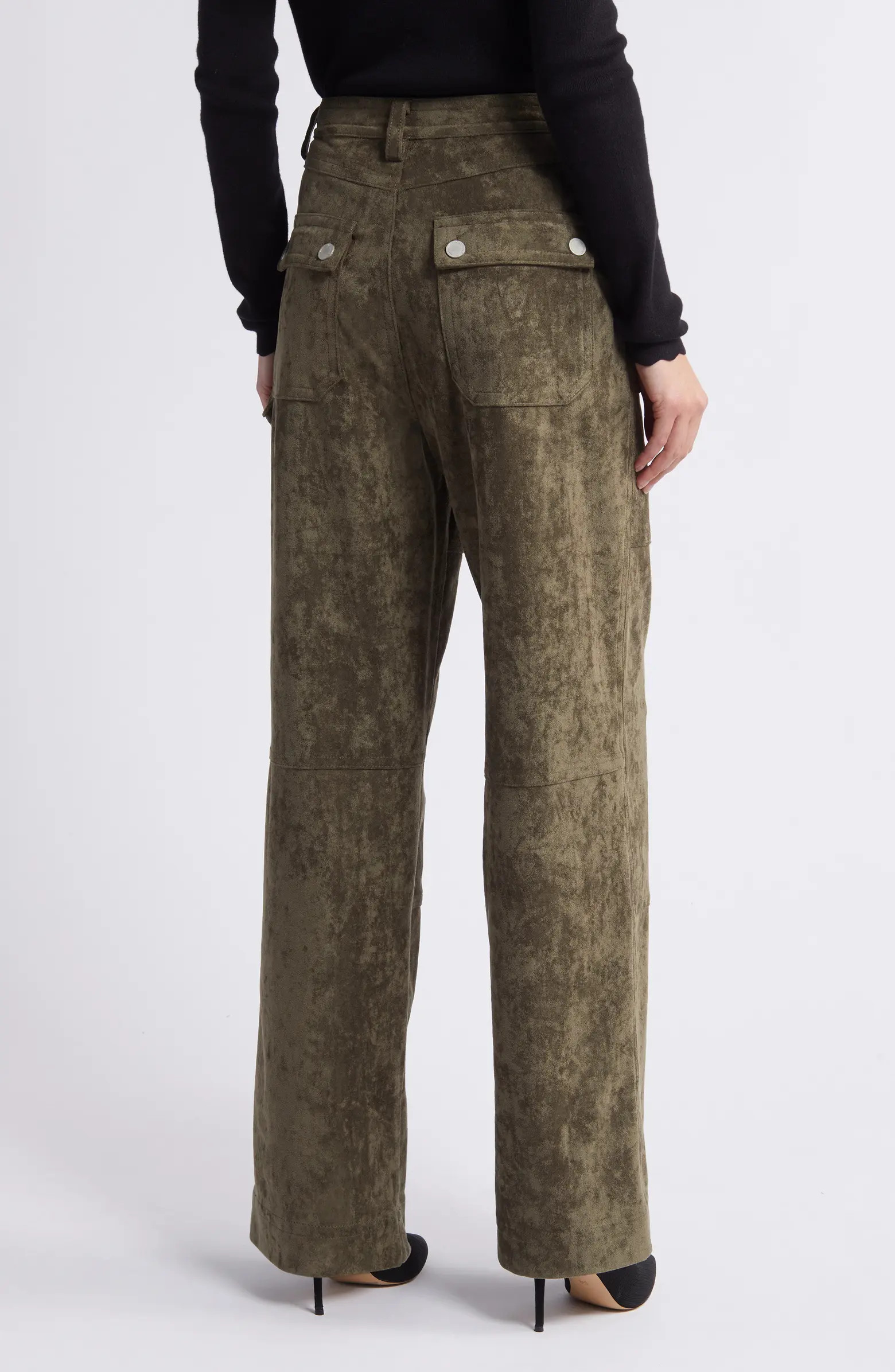 BLANKNYC Franklin Rib Cage Faux Suede Carpenter Pants | Nordstrom | Nordstrom
