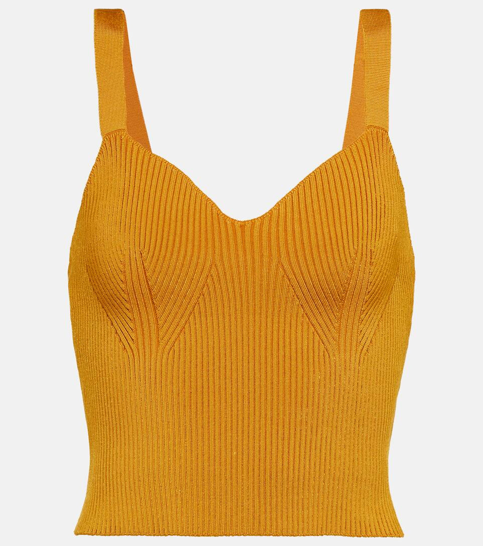 Ribbed-knit crop top | Mytheresa (US/CA)