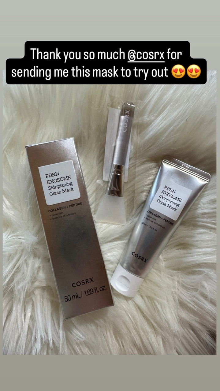 Thank you so much @cosrx for sending me this mask to try out 😍😍