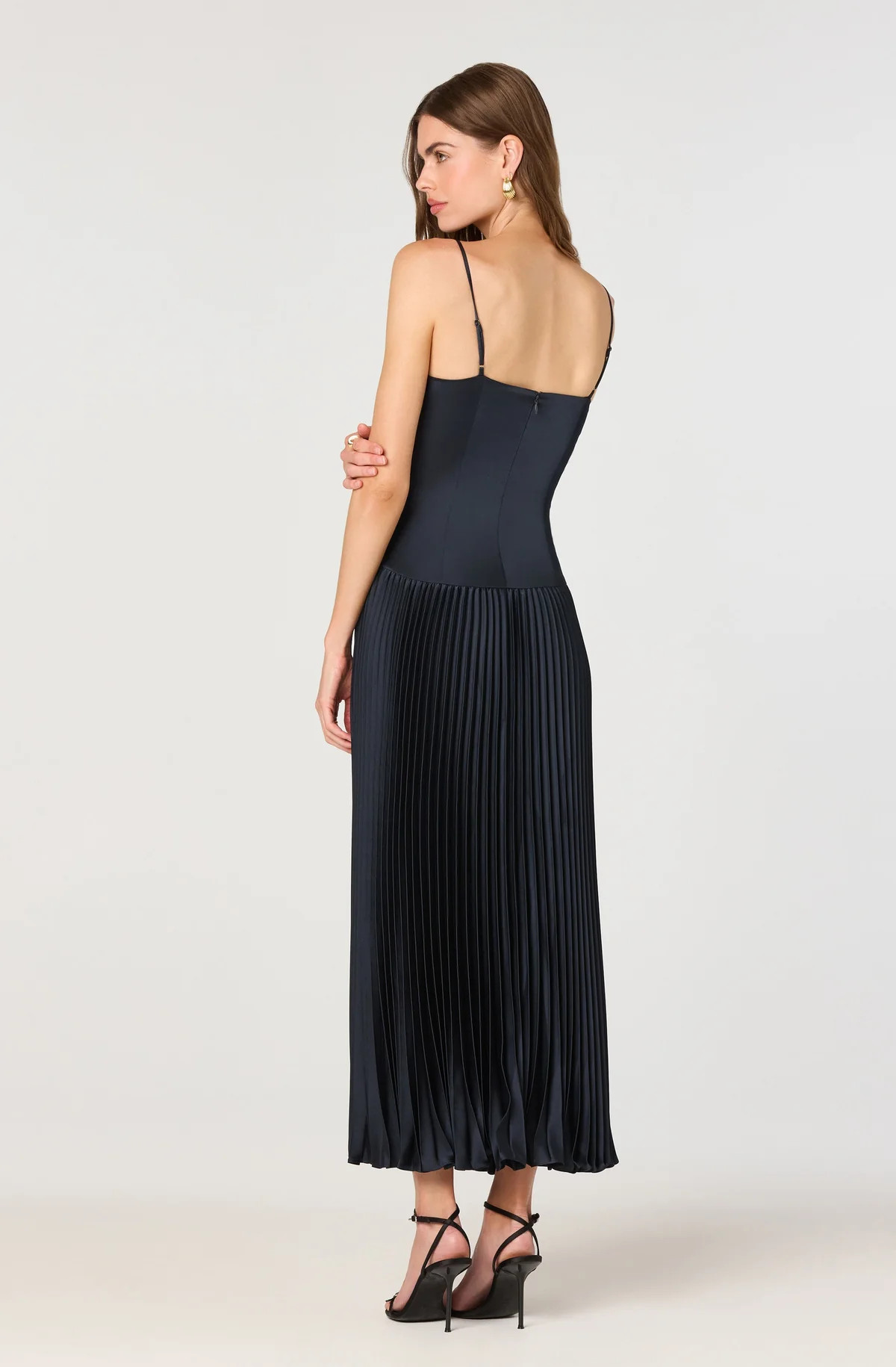 Pleated Drop Waist Maxi Dress | ASTR The Label (US)