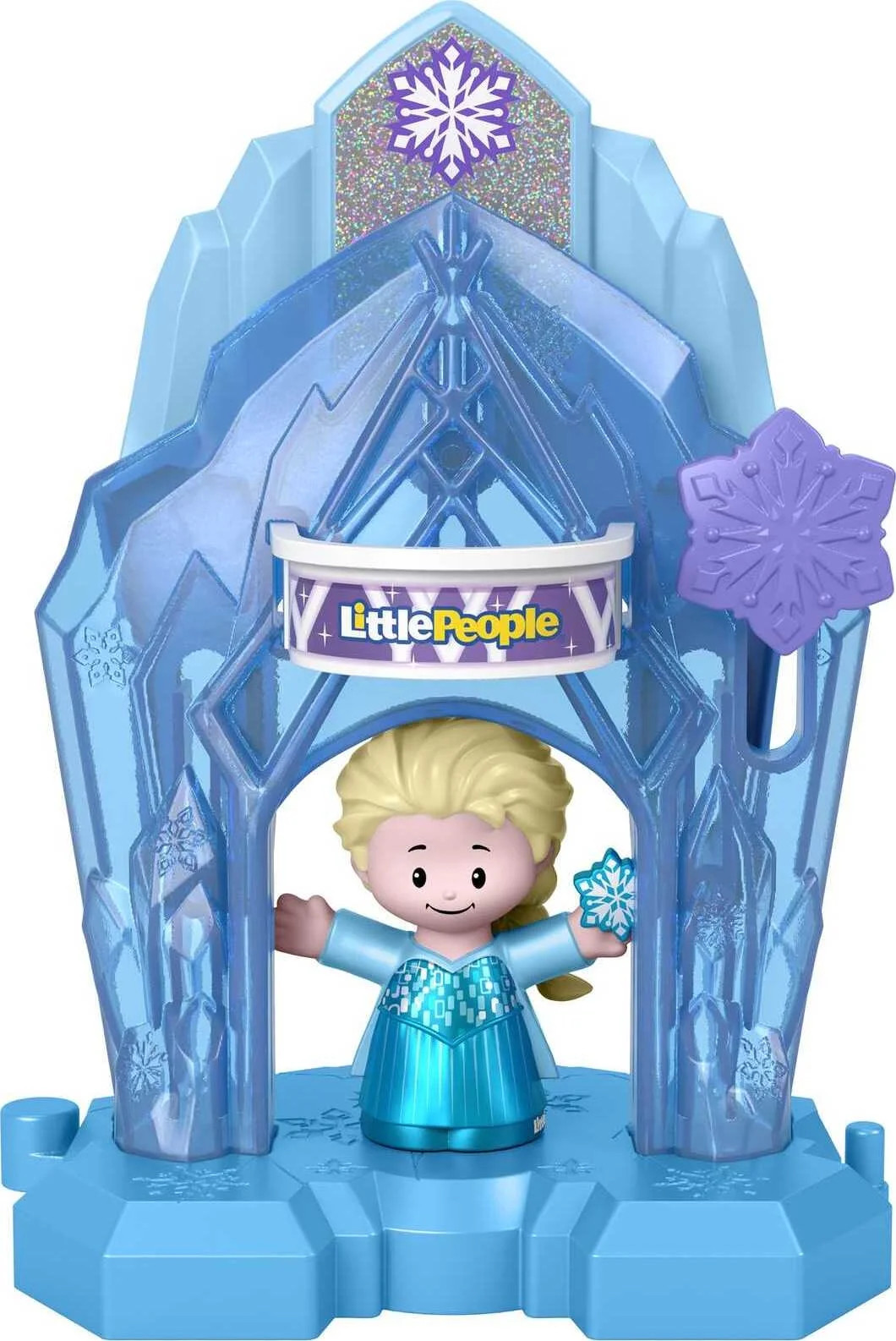 Disney Frozen Elsa’s Palace Portable Playset By Little People - Walmart.com | Walmart (US)